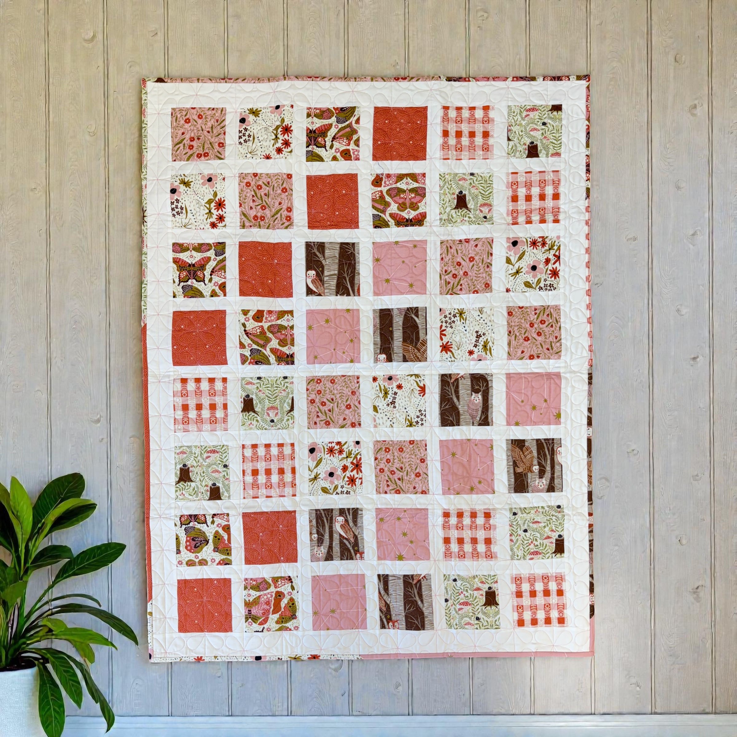 Night Owl Patch Quilt - Baby Size