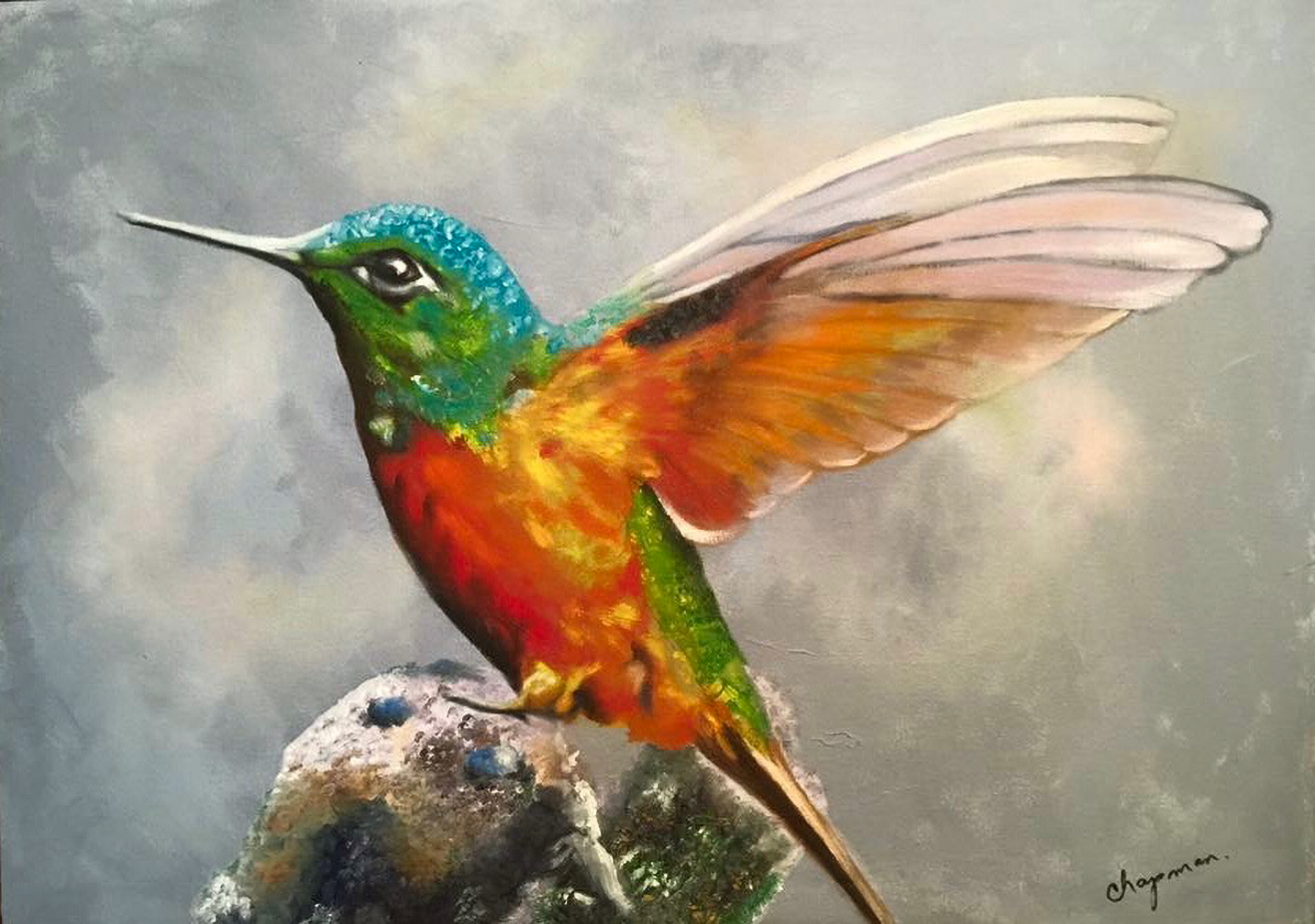 MIENTRAS TE PIENSO (OLEO) / WHILE I THINK OF YOU (OIL)