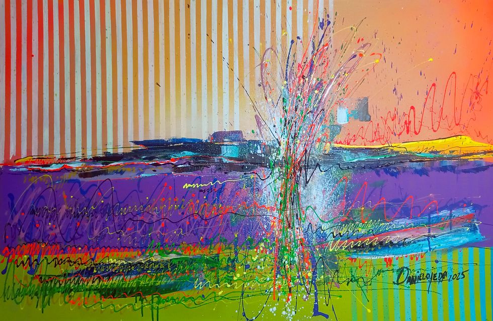 FRECUENCIA VIOLETA (ACRILICO) / VIOLET FREQUENCY (ACRYLIC)