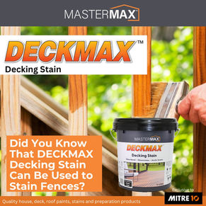 Did You Know That DECKMAX Decking Stain Can Be Used to Stain Fences?
