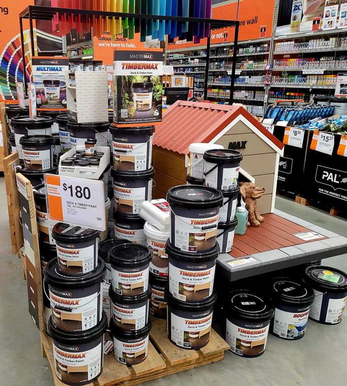 MASTERMAX Paint - MAX House at Mitre 10 MEGA Mt Wellington