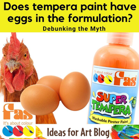 蛋彩画颜料的配方里真的有鸡蛋吗?揭穿谣言
