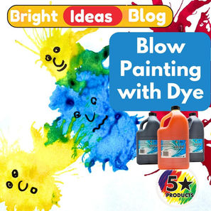 Blow Painting - A Fun Art Activity for Preschoolers