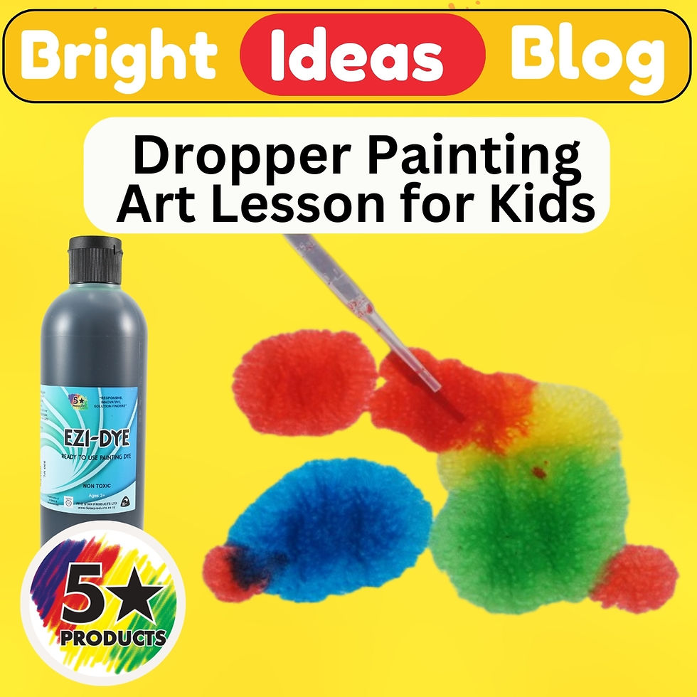 Bright Ideas: Dropper Painting Art Lesson for Kids
