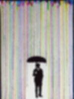 Umbrella Man Painting