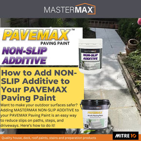 How to Add NON-SLIP Additive to Your PAVEMAX Paving Paint
