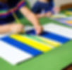 flag painting with Tempera paint