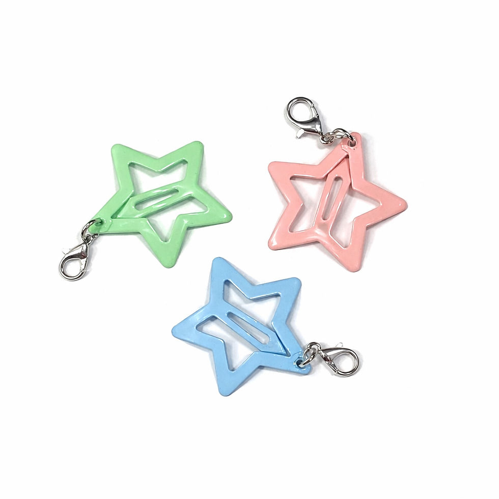 Thumbnail: Interchangeable Star Hair Clips (3-Pack)