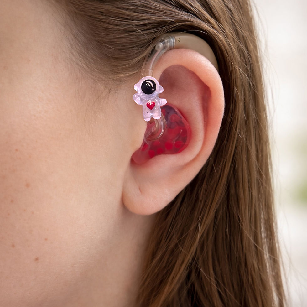 Thumbnail: Space Theme Hearing Aid Tube Charm