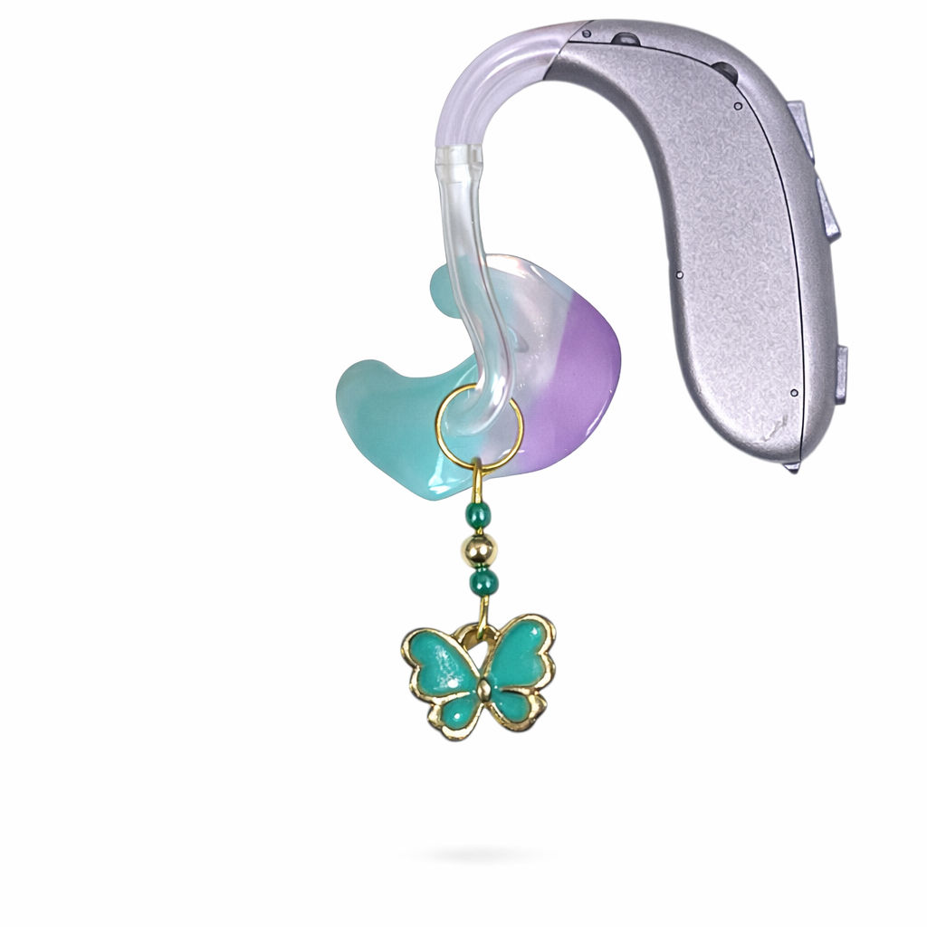 Butterfly Hearing Aid Charm