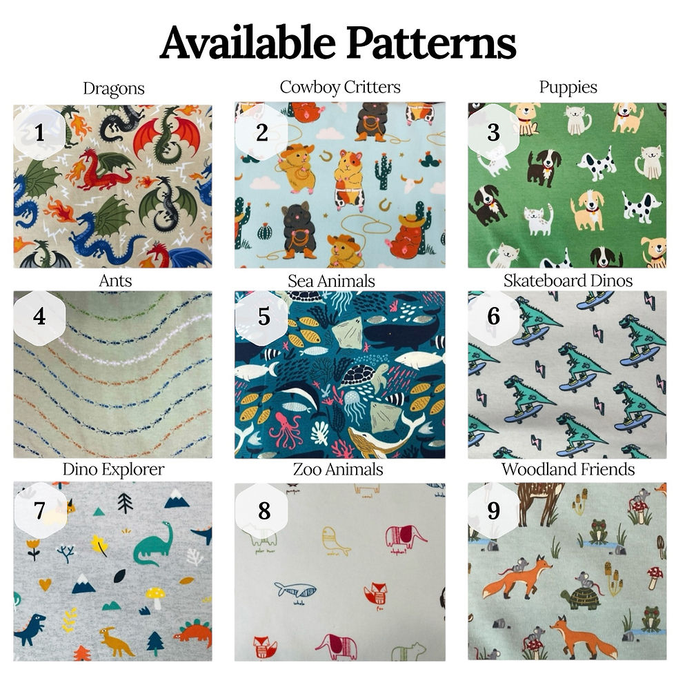 Thumbnail: Baby Hearing Aid Retention Headband Bundles- Custom Pattern Flat Style