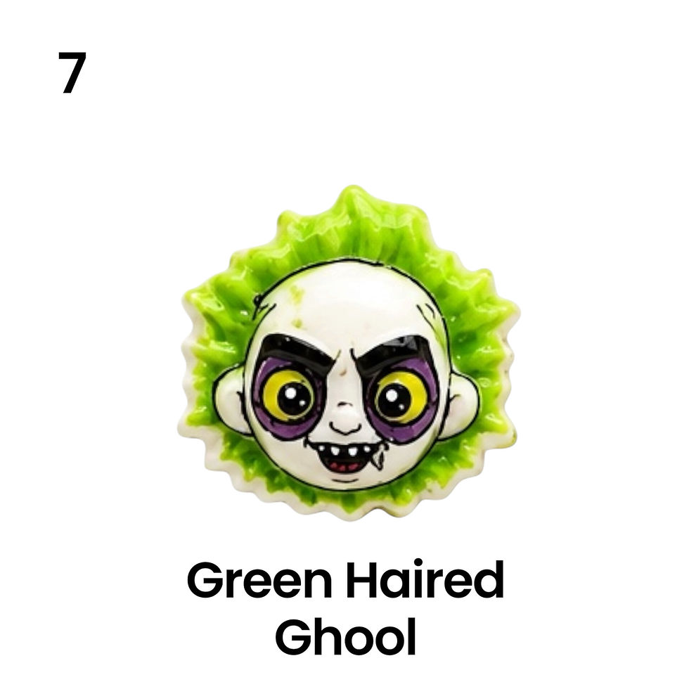 Thumbnail: Hearing Aid Tube Charm-Spooky Horror Characters 