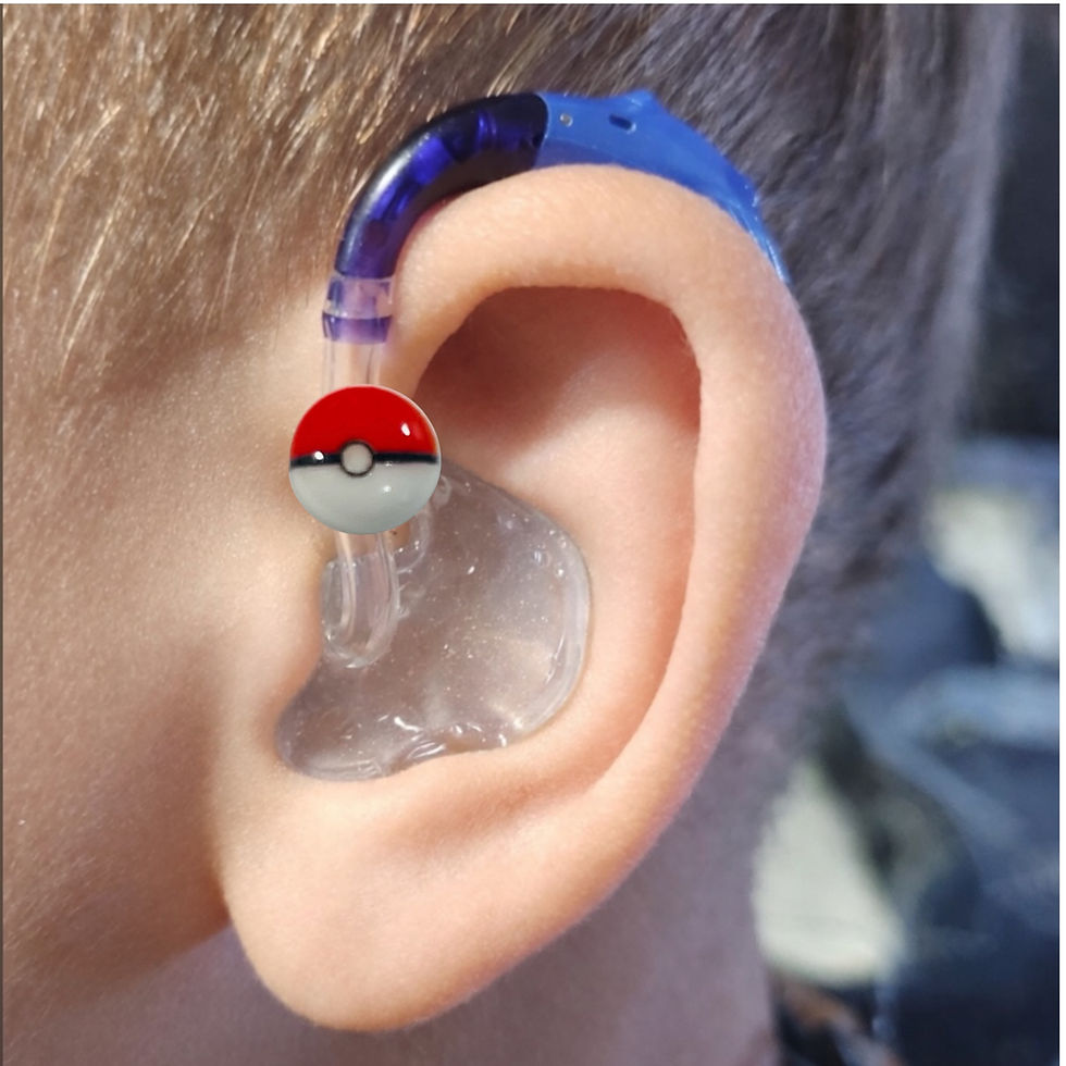 Thumbnail: Kids Hearing Aid Charm – Anime Tube Charm for Hearing Aids