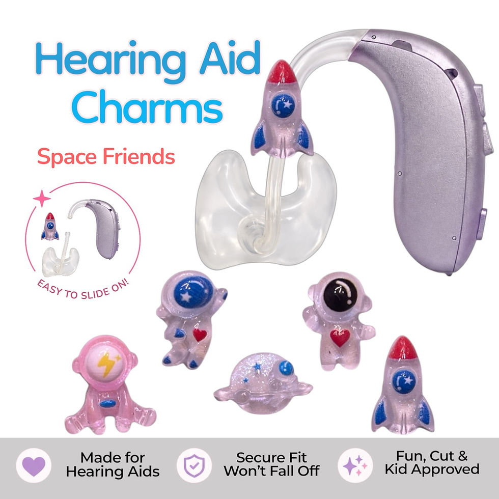 Thumbnail: Space Theme Hearing Aid Tube Charm