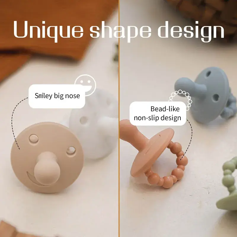 Thumbnail: Baby Silicone Pacifie Baby Teether Toy Teething Nursing