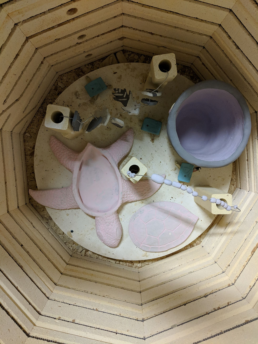 Glaze firing
