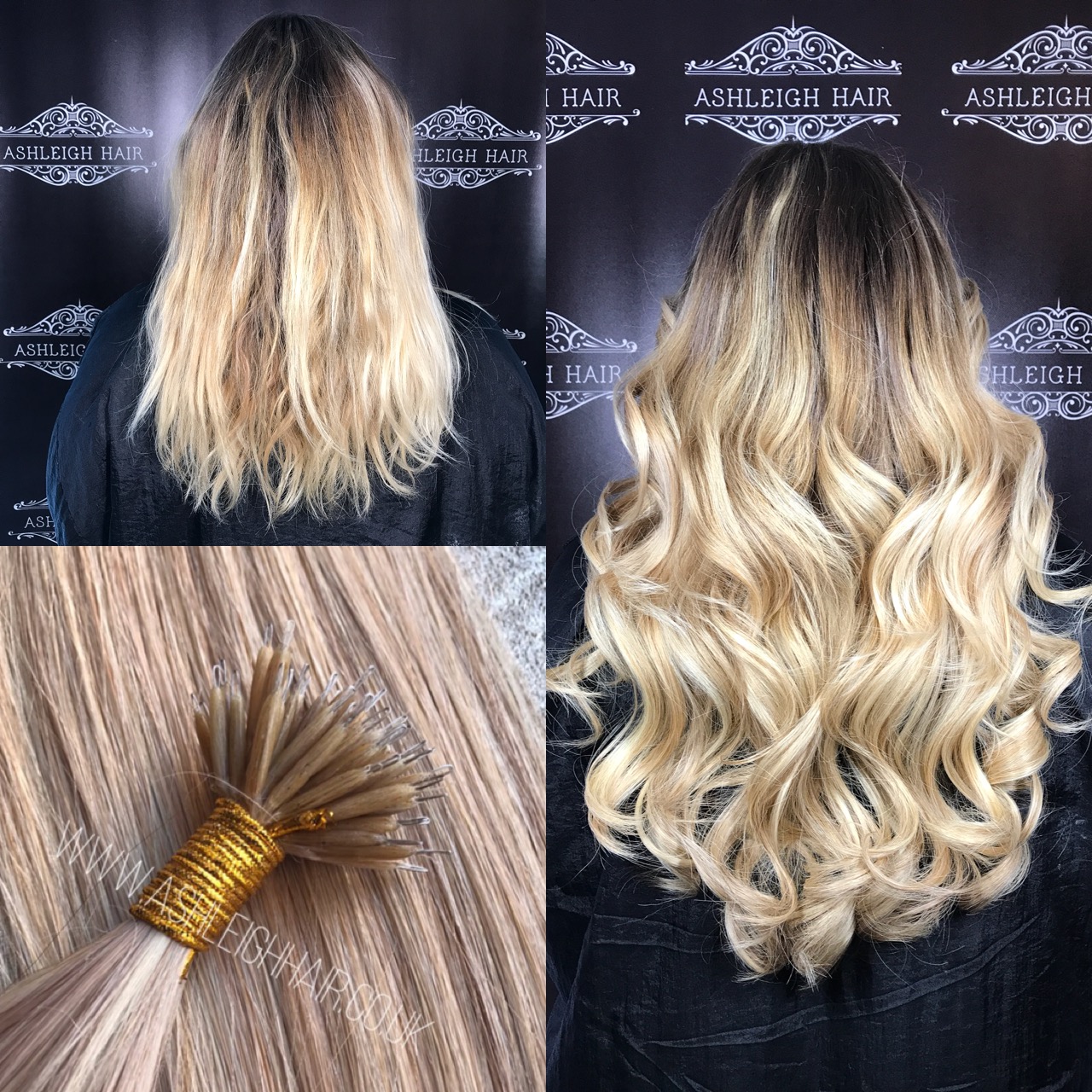 Nano Ring Hair Extensions UK Ashleigh Hair Hair Extensions
