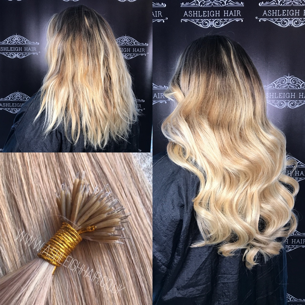 Nano Ring Hair Extensions UK Ashleigh Hair Hair Extensions