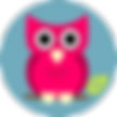 Pink%20Cartoon%20Owl%20and%20round%20blu