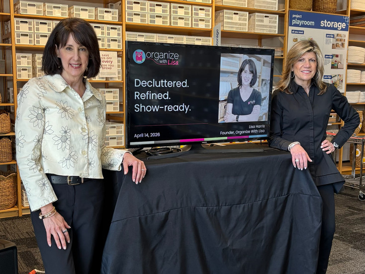 Lisa from Organize with LIsa at The Container Store with Terrie O'Connor Realtors