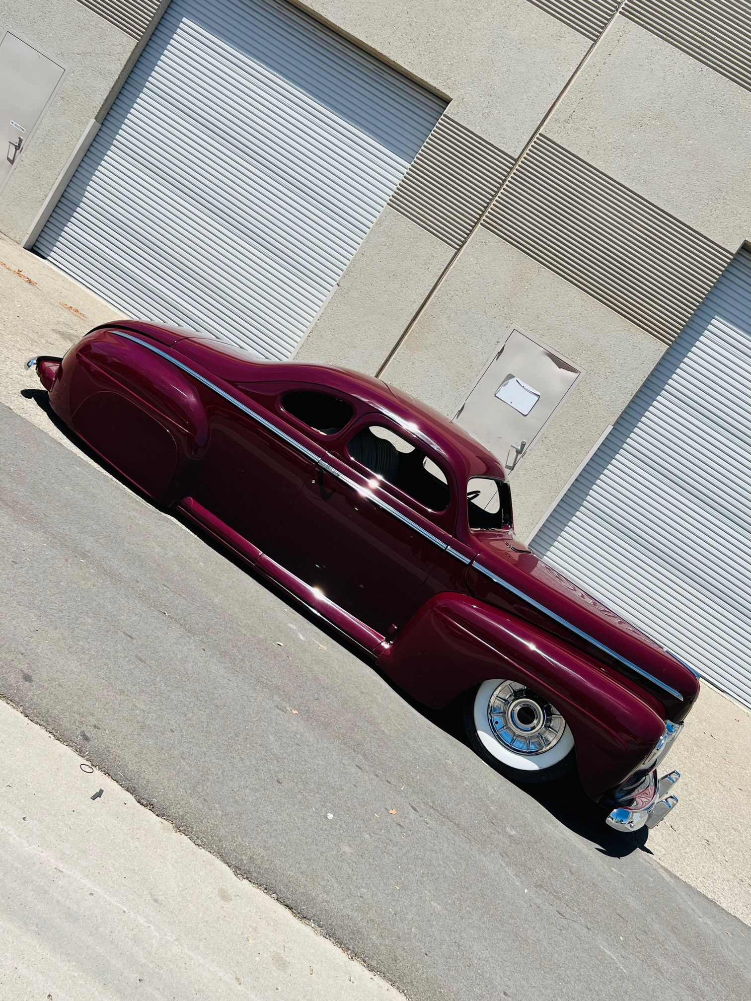 Ford '41-'48 Complete rear 2 link kit w/ big c notch / bag mount assembly