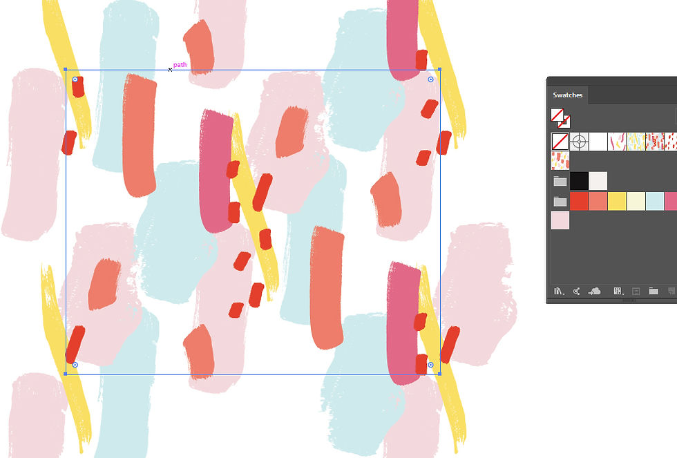 How to extract one pattern tile from an Adobe Illustrator pattern swatch