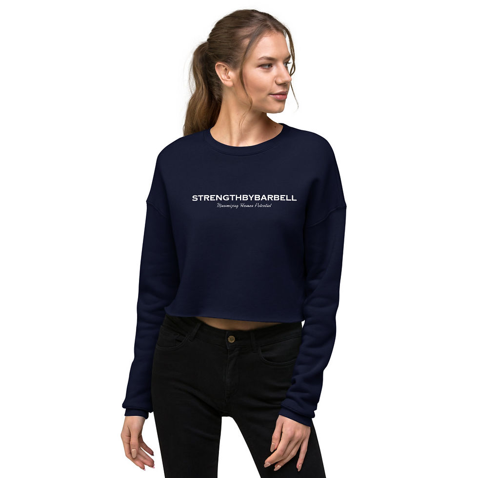 Thumbnail: StrengthByBarbell Classic Crop Sweatshirt