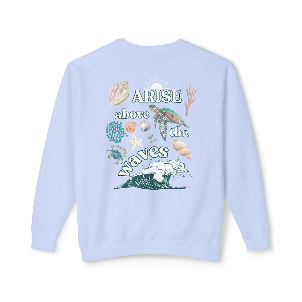 Thumbnail: Arise Above the Waves Crewneck Sweatshirt