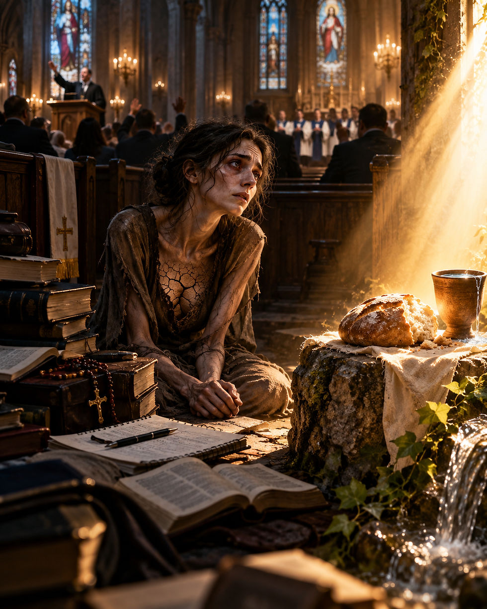 “Spiritual Malnutrition: A Starving Bride in a Well-Fed Church.
