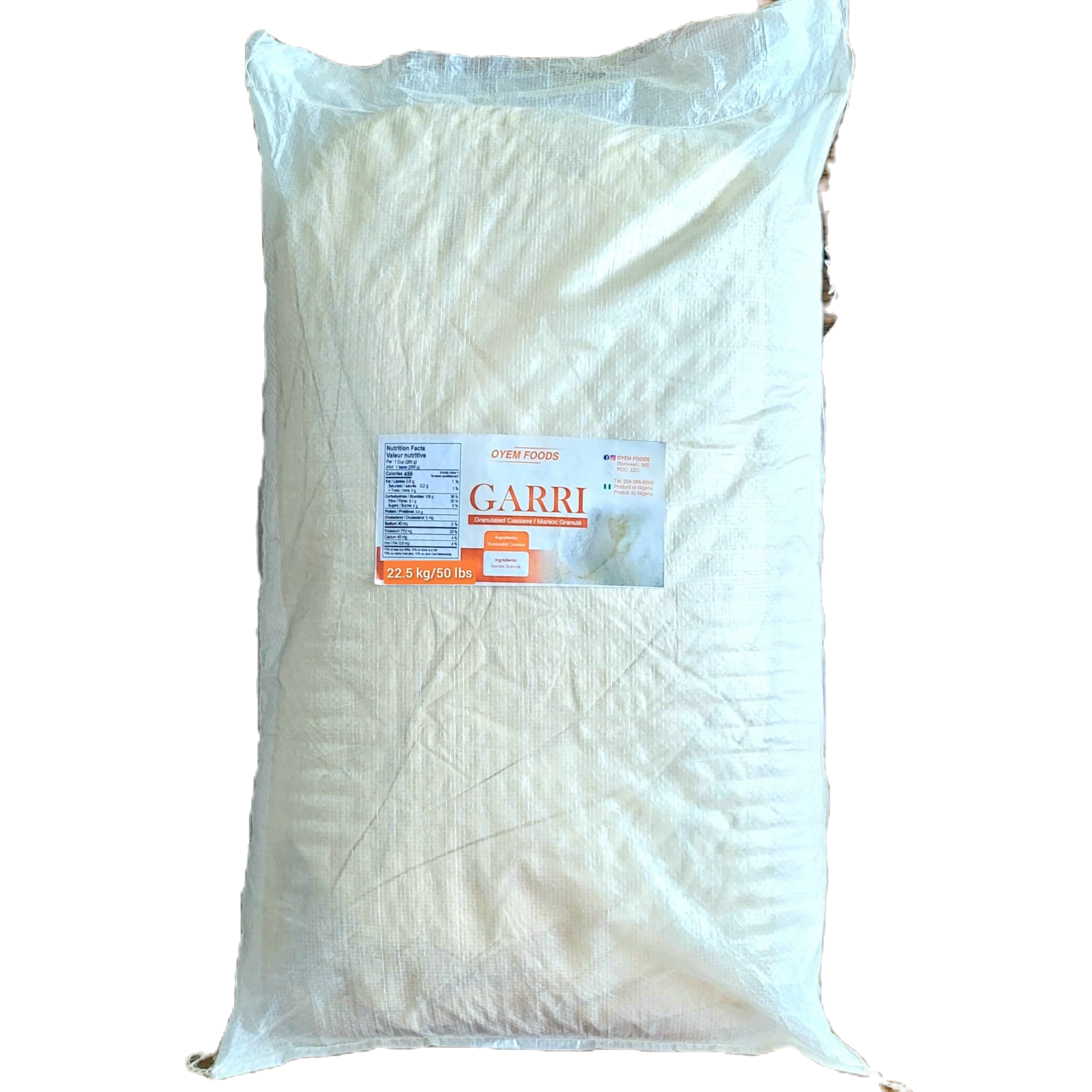 Yellow Garri 22.5kg
