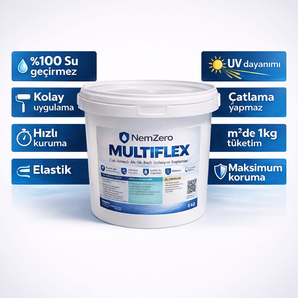 Nemzero Multiflex Akrilik Su Yalıtımı Kaplaması 10 kg