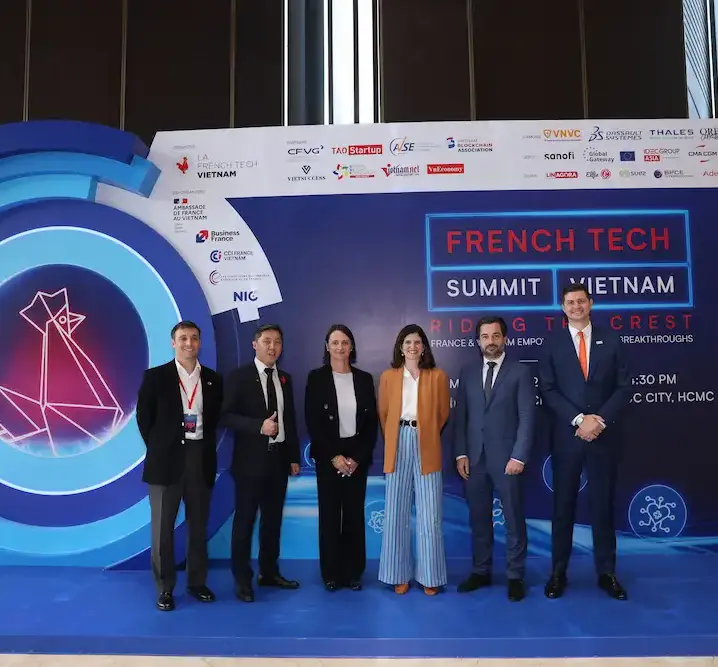 Officials at French Tech Summit Vietnam event