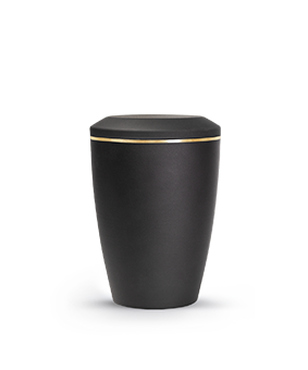 Miniaturbild: Edition Lina, velvet schwarz, Goldband gebürstet – Metall