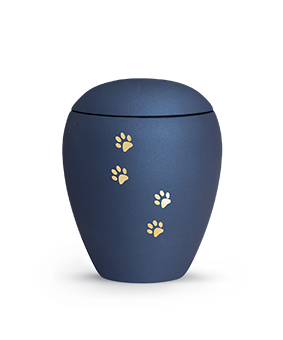 Miniaturbild: Edition Verona, velvet navy, vier Pfoten gold gebürstet – Keramik