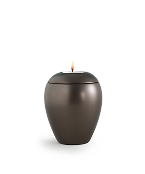 Keramik, perlmutt chocolat 500 ml, Gedenklicht