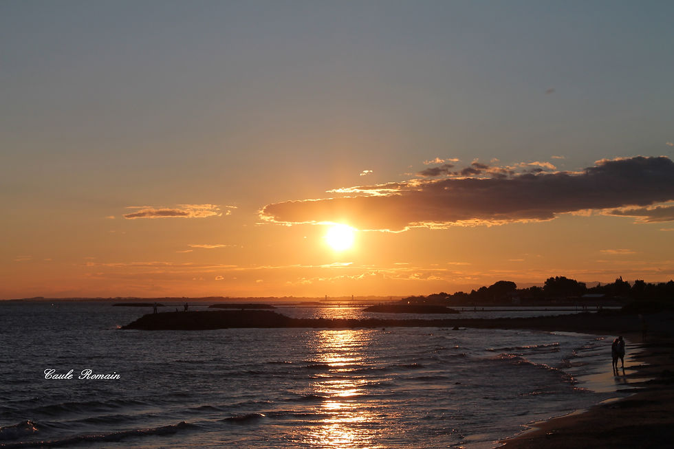 Cap d'Agde coucher de soleil