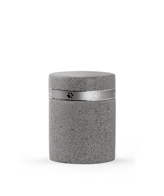 Edition Herakles, Steinoptik grau, Pfotenband – Naturstoff