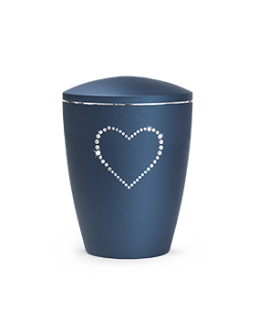 Miniaturbild: Edition Elegance, velvet navy, Kristall Herz – Naturstoff