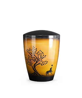 Edition Airbrush, Hund Baum – Naturstoff