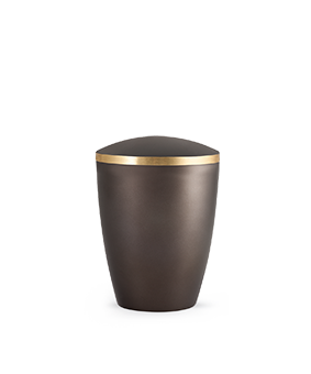 Miniaturbild: Edition Elegance, perlmutt chocolat, Goldband gebürstet – Naturstoff