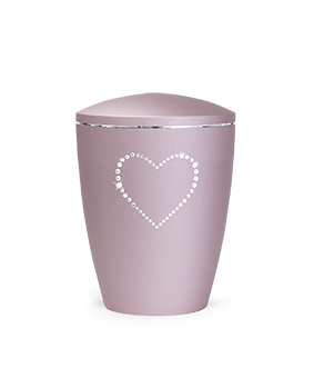 Miniaturbild: Edition Elegance, velvet rosé, Kristall Herz – Naturstoff
