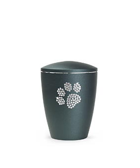 Edition Elegance, velvet petrol, Kristall Pfote – Naturstoff