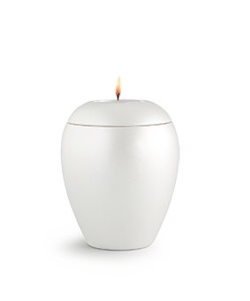 Keramik, perlmutt 1500 ml, Gedenklicht