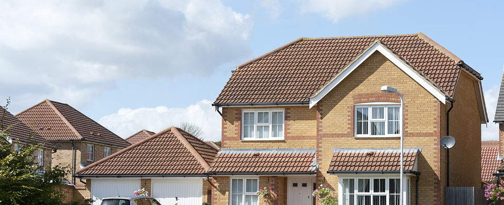 Newly built detached house with double garage