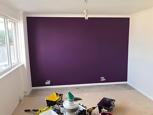 purple wall