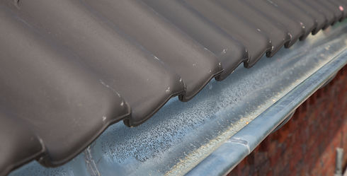 New roof and gutter