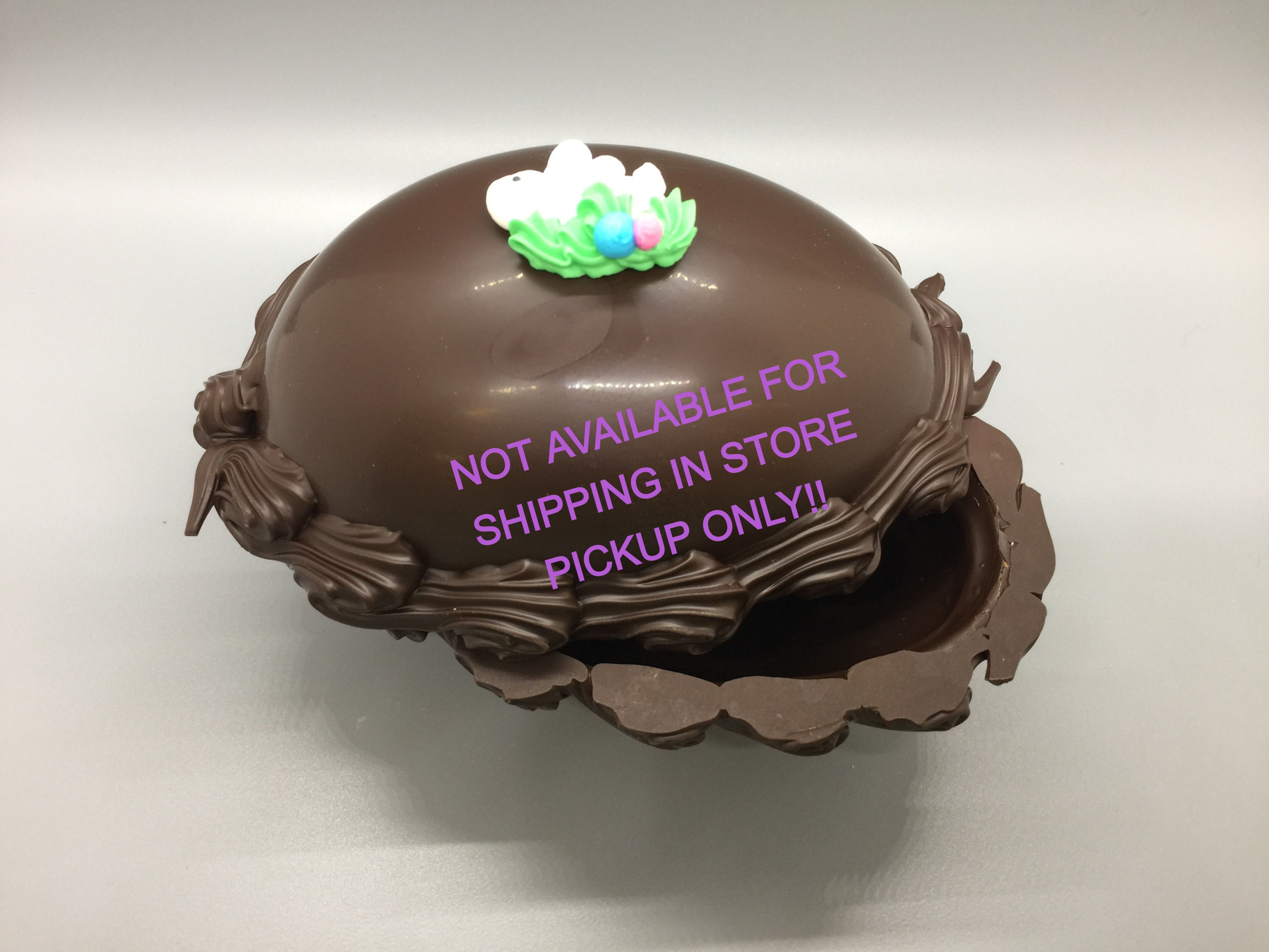 Large Dark Chocolate Hollow Egg