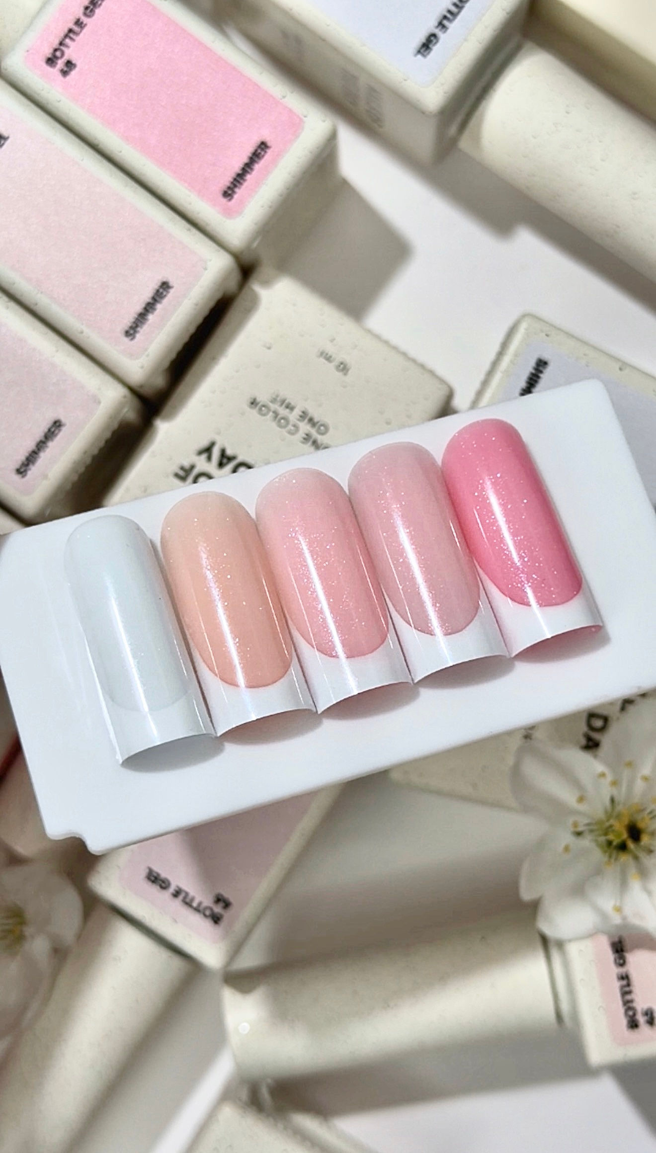 Bottle Gel Shimmer Collection 44–48 ✨