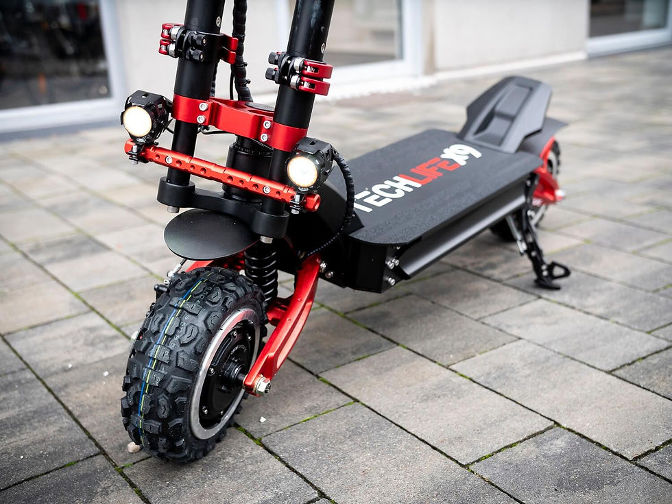 Miniature : Scooter électrique Techlife X9, double moteur, 6000 W