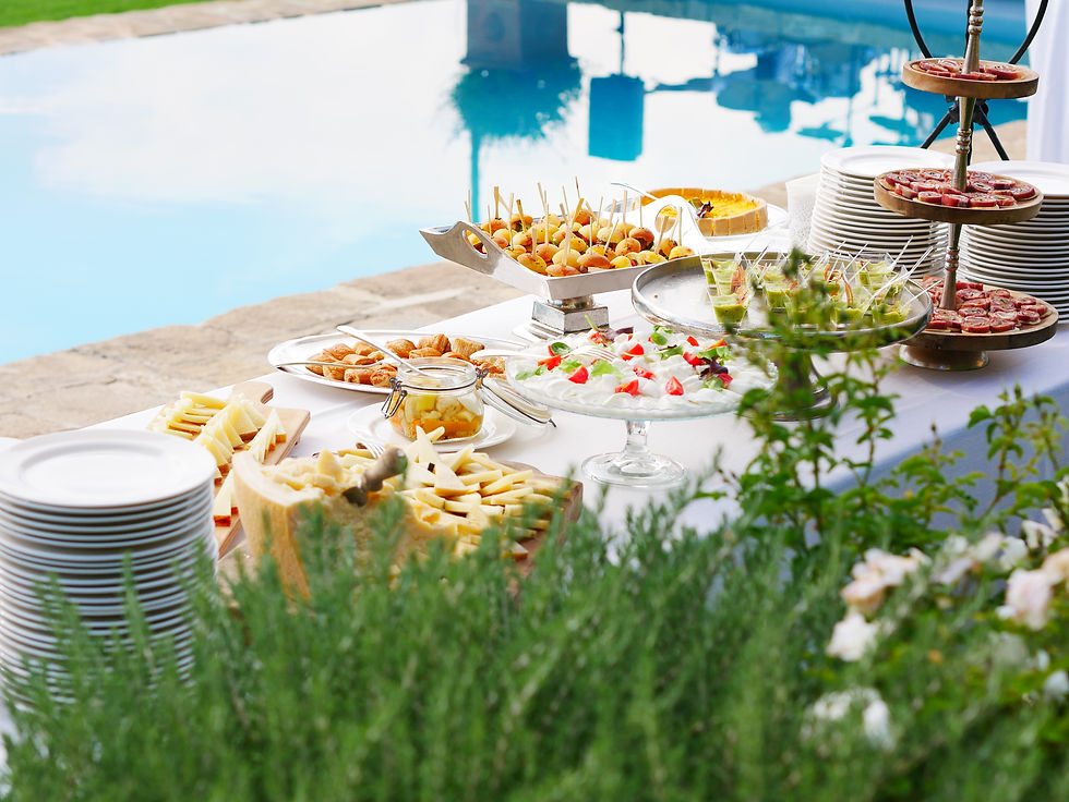 Bröllop i Toscana - Aperitivo med Toscanska specialiteter
